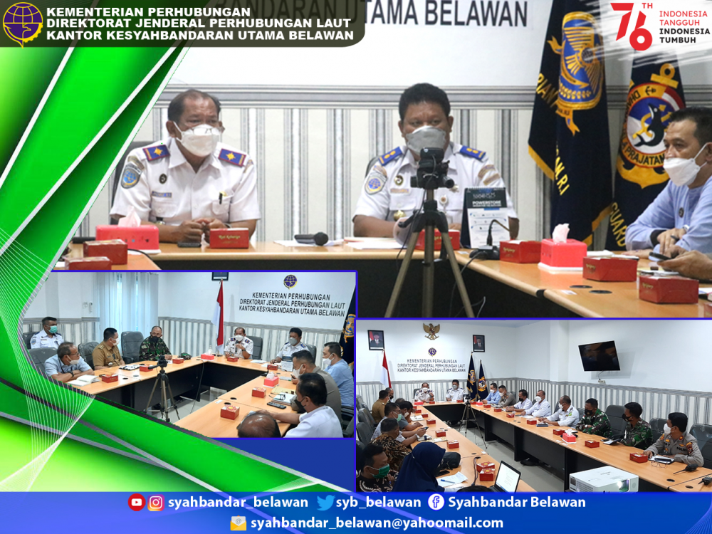 RAPAT KOORDINASI FASILITAS ISOLASI TERPUSAT MENGGUNAKAN KAPAL PELNI
