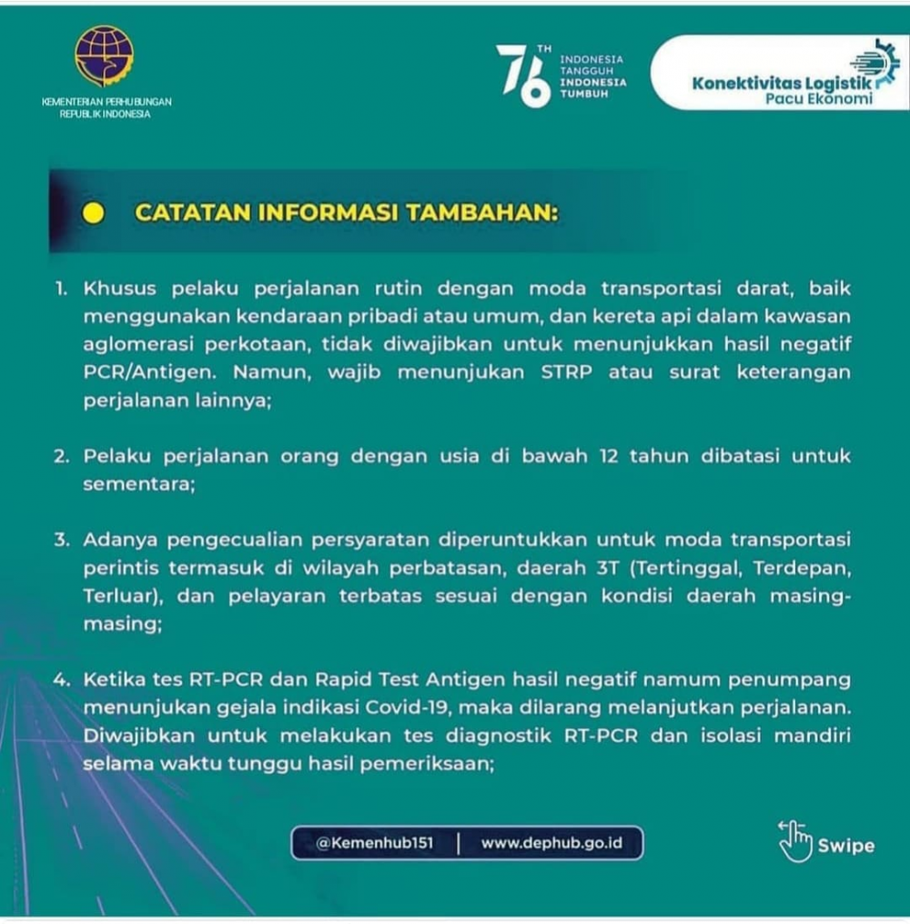 Ketentuan Perjalanan Orang Keluar Dalam Negeri
