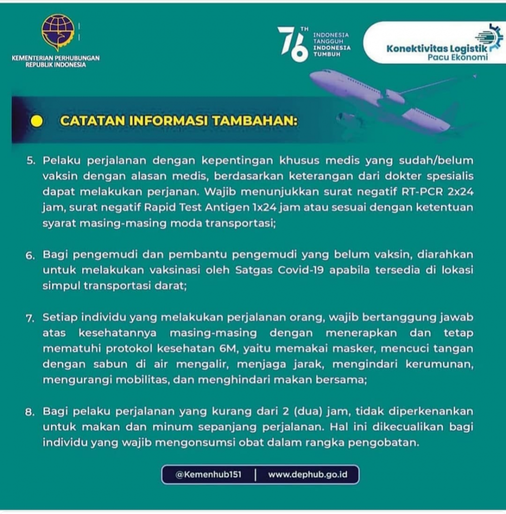 Ketentuan Perjalanan Orang Keluar Dalam Negeri