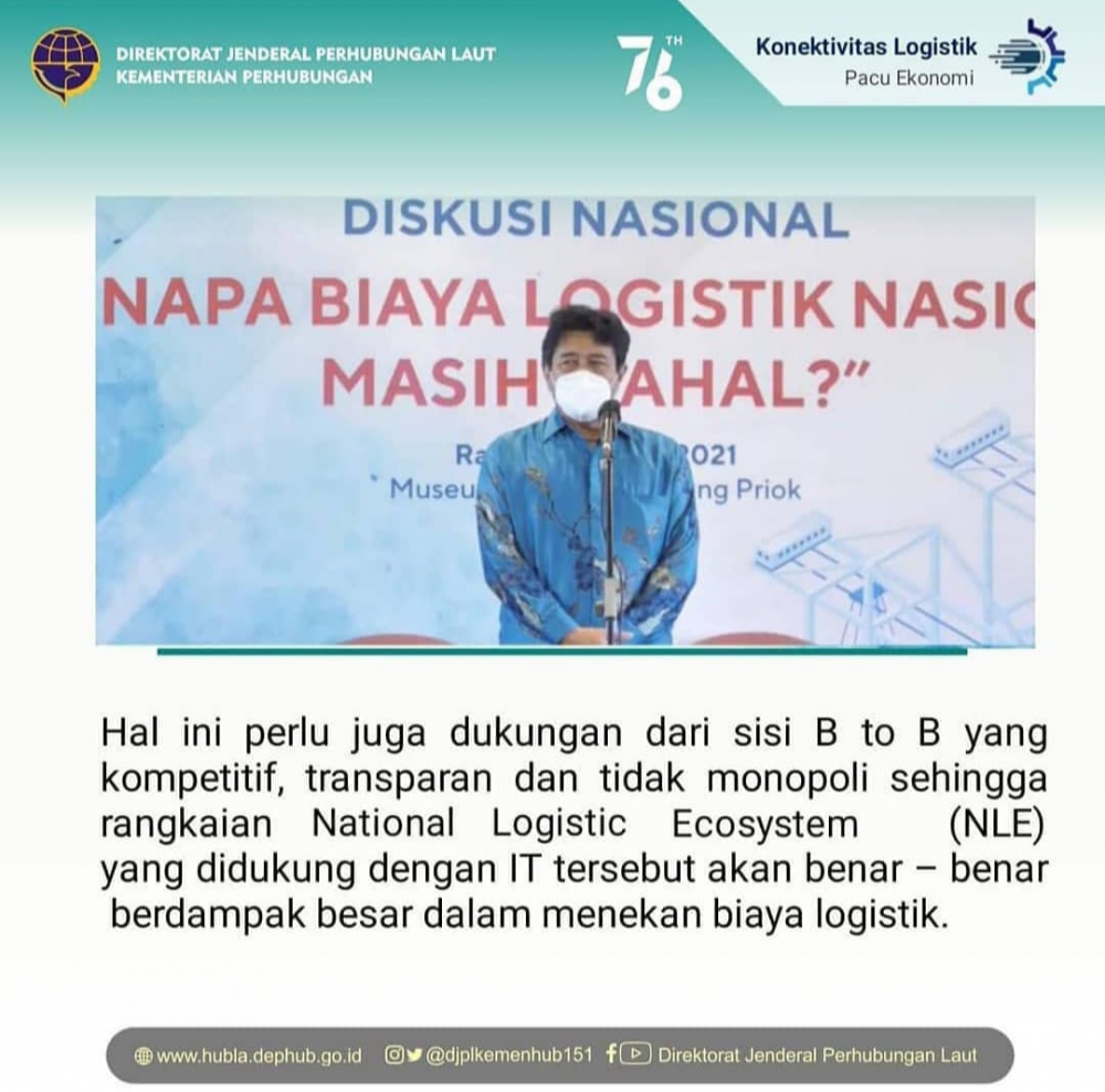 Diskusi Nasional "Kenapa Biaya Logistik Masih Tetap Mahal"
