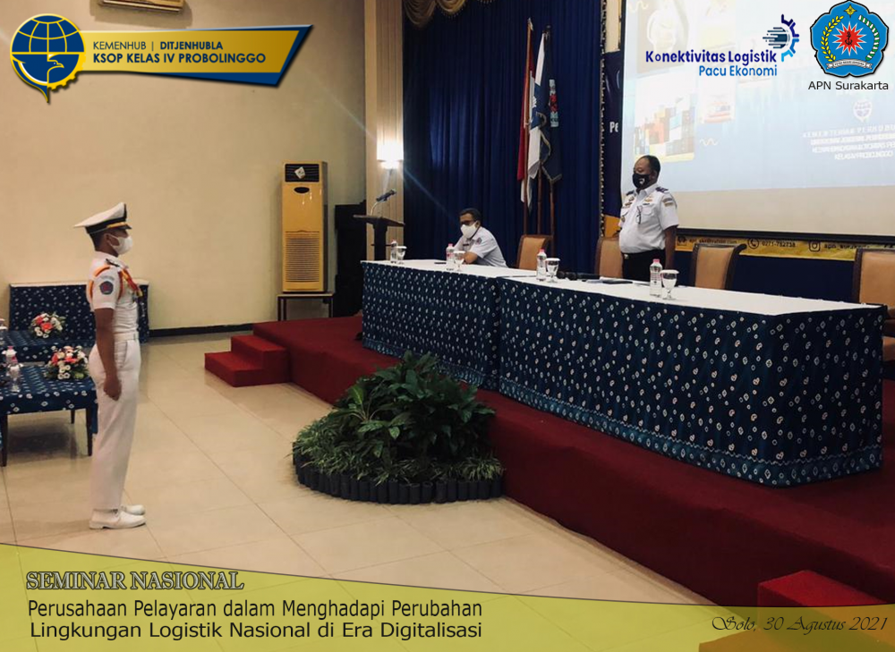 Seminar Nasional : Perusahaan Pelayaran Dalam Menghadapi Perubahan Lingkungan Logistik Nasional di Era Digitalisasi
