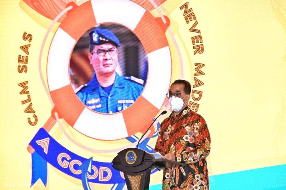 DIRJEN PERHUBUNGAN LAUT AGUS H. PURNOMO MASUKI MASA PURNA TUGAS