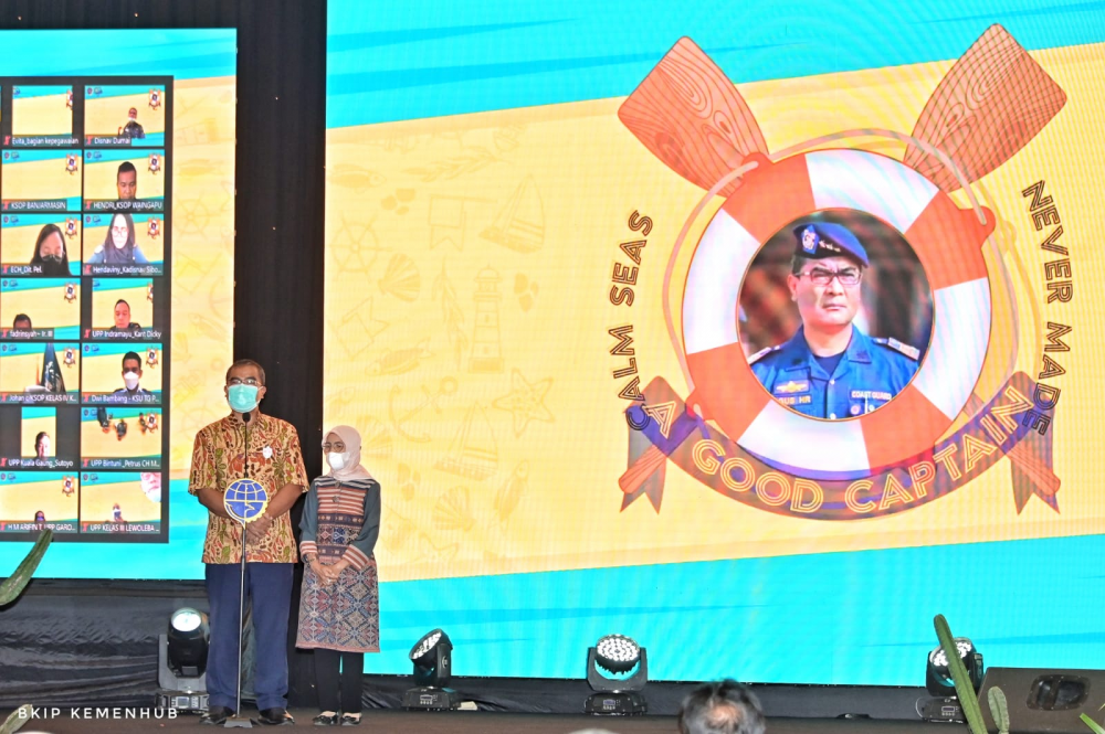DIRJEN PERHUBUNGAN LAUT AGUS H. PURNOMO MASUKI MASA PURNA TUGAS