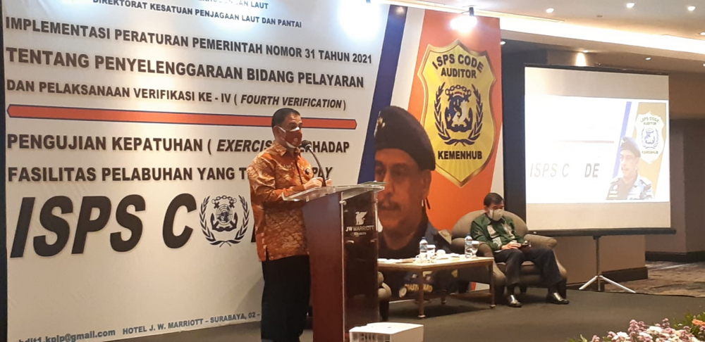 PASTIKAN PENERAPAN MANAJEMEN KEAMANAN KAPAL DAN FASILITAS PELABUHAN, KPLP LAKUKAN AUDIT DAN VERIFIKASI