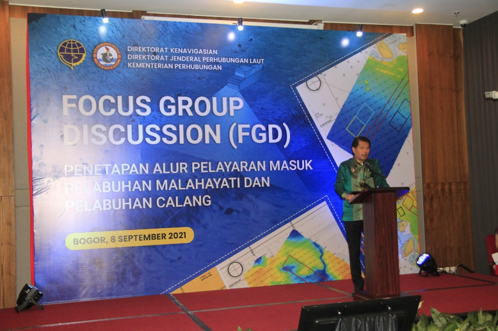 DONGKRAK POTENSI EKSPOR PROVINSI ACEH, KEMENHUB GELAR FGD PENETAPAN ALUR PELAYARAN MASUK PELABUHAN MALAHAYATI DAN PELABUHAN CALANG