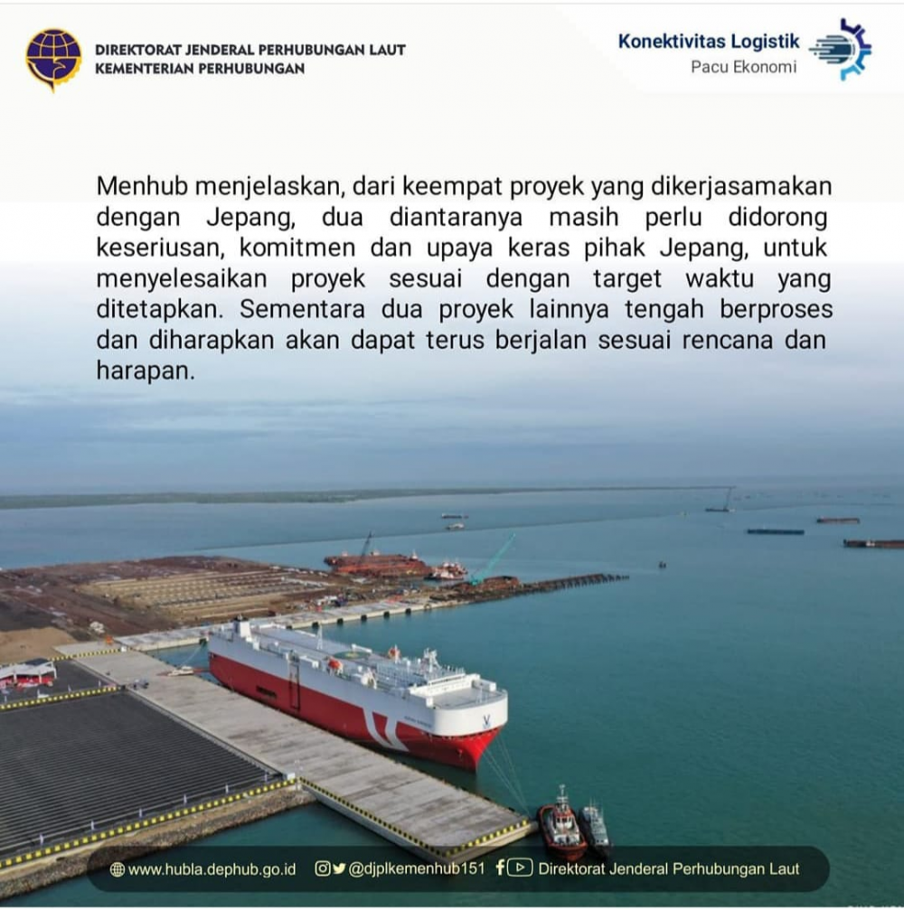 Kementerian Perhubungan Dorong Pemerintah Jepang