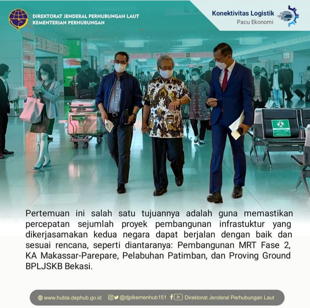 Kementerian Perhubungan Dorong Pemerintah Jepang