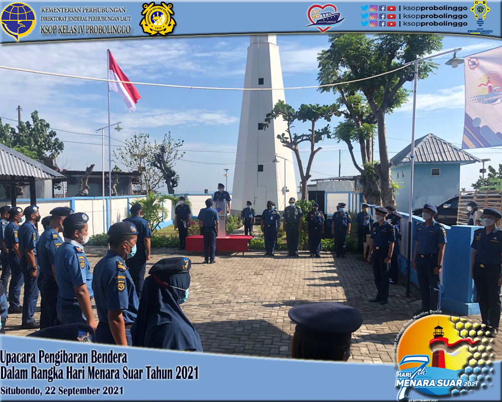 Memperingati Hari Menara Suar, KSOP Kelas IV Probolinggo Ikuti Upacara Peringatan Mensu di SROP Besuki , Situbondo