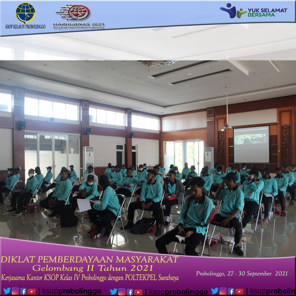 Gelombang Kedua Diklat Pemberdayaan Masyarakat diikuti warga nelayan Pulau Gili Ketapang dan sekitarnya