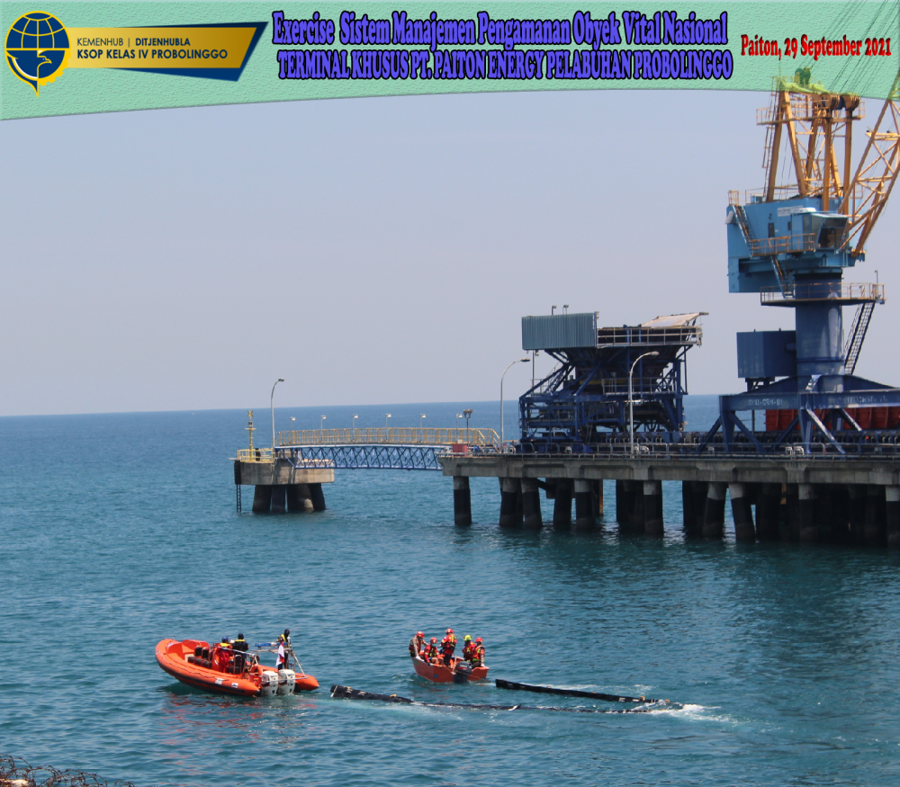 Exercise Sistem Manajemen Pengamanan Obyek Vital Nasional dan Penanggulangan Keadaan Darurat PT. Paiton Energy Dalam rangka penerapan ISPS Code