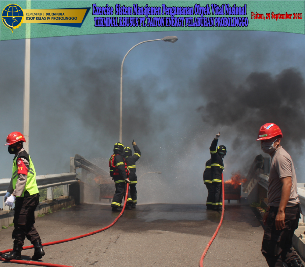 Exercise Sistem Manajemen Pengamanan Obyek Vital Nasional dan Penanggulangan Keadaan Darurat PT. Paiton Energy Dalam rangka penerapan ISPS Code