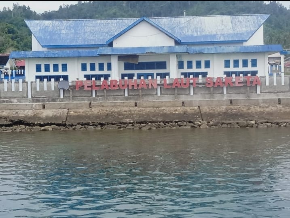 Kegiatan Rutin Apel Pagi Kantor UPP Kelas II Babang Wilker Pelabuhan Saketa