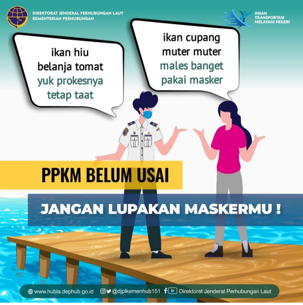 PPKM Belum Usai Jangan Lupa Pakai Maskermu