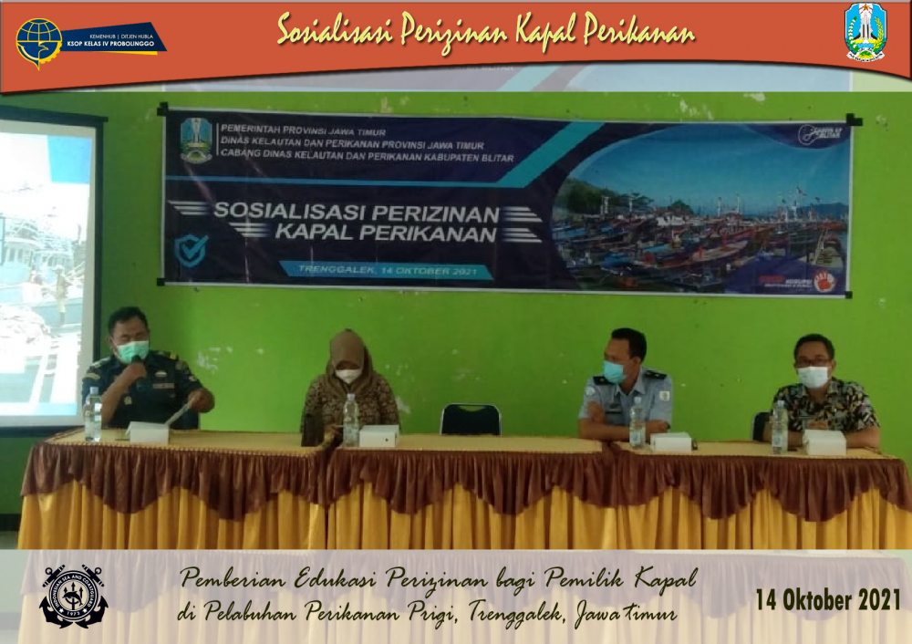 SOSIALISASI DOKUMEN KAPAL PERIKANAN DI WILAYAH KABUPATEN TRENGGALEK