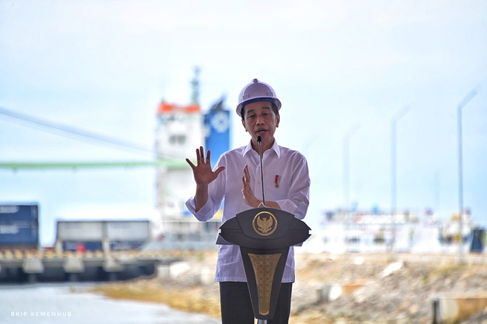 Presiden Resmikan Terminal Multipurpose Wae Kelambu Pelabuhan Labuan Bajo