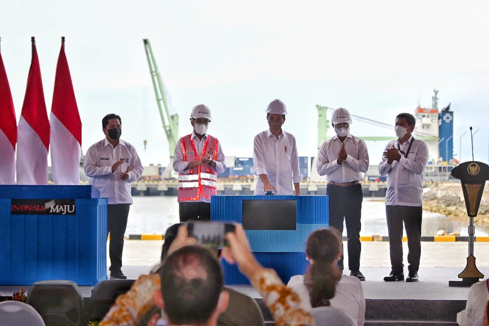 Presiden Resmikan Terminal Multipurpose Wae Kelambu Pelabuhan Labuan Bajo