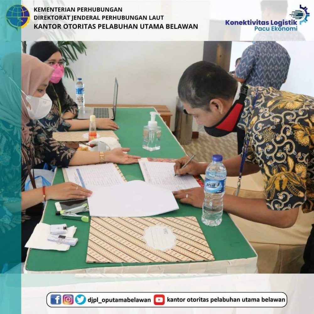 “OTORITAS PELABUHAN UTAMA BELAWAN SELENGGARAKAN REKONSILIASI KONSESI EKSISTING TW III T.A. 2021 WILAYAH KOORDINASI KANTOR OTORITAS PELABUHAN UTAMA BELAWAN WILAYAH ACEH, SUMUT, RIAU DAN KEPRI”