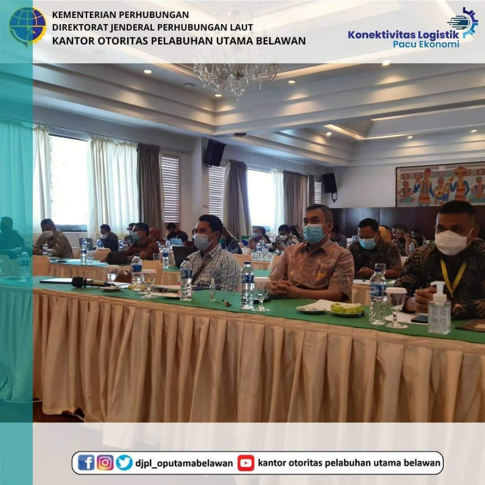 “OTORITAS PELABUHAN UTAMA BELAWAN SELENGGARAKAN REKONSILIASI KONSESI EKSISTING TW III T.A. 2021 WILAYAH KOORDINASI KANTOR OTORITAS PELABUHAN UTAMA BELAWAN WILAYAH ACEH, SUMUT, RIAU DAN KEPRI”