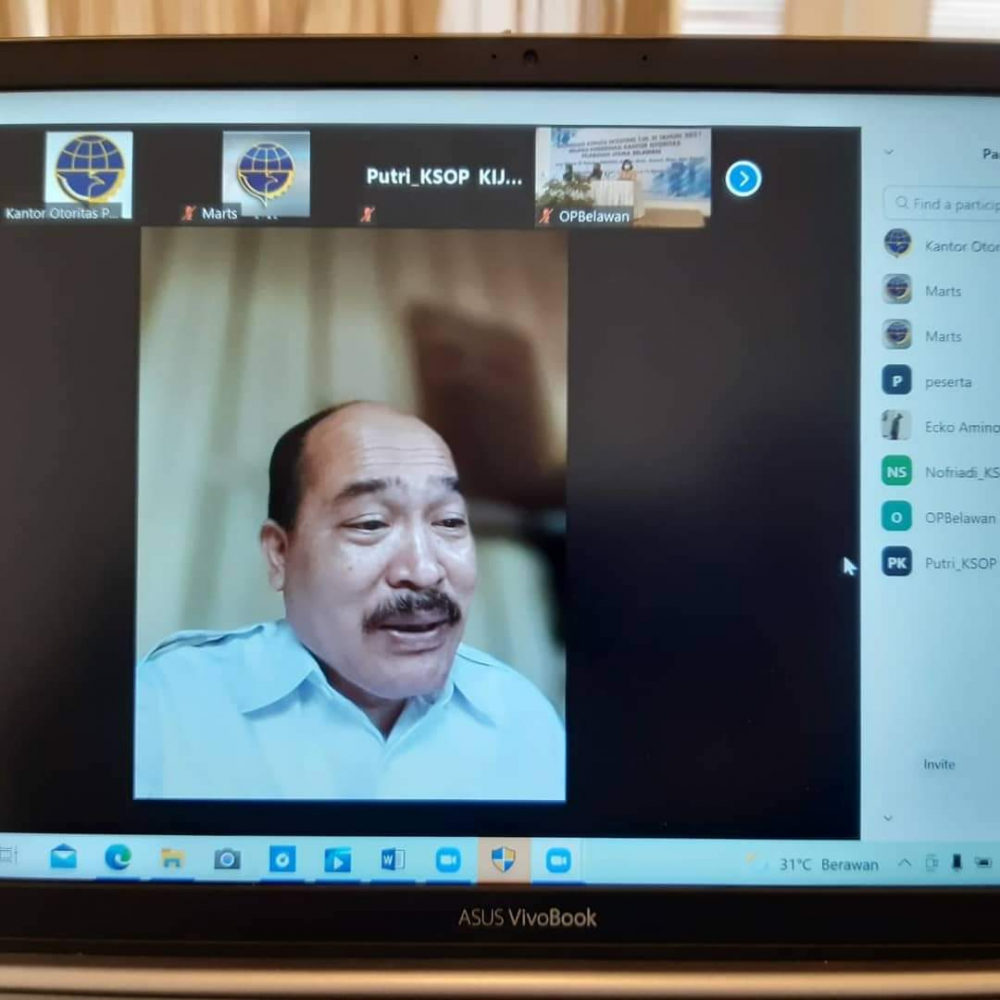 “OTORITAS PELABUHAN UTAMA BELAWAN SELENGGARAKAN REKONSILIASI KONSESI EKSISTING TW III T.A. 2021 WILAYAH KOORDINASI KANTOR OTORITAS PELABUHAN UTAMA BELAWAN WILAYAH ACEH, SUMUT, RIAU DAN KEPRI”