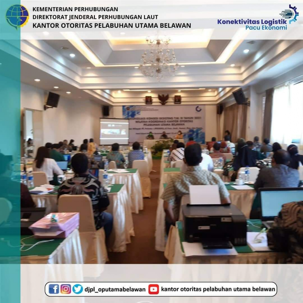 “OTORITAS PELABUHAN UTAMA BELAWAN SELENGGARAKAN REKONSILIASI KONSESI EKSISTING TW III T.A. 2021 WILAYAH KOORDINASI KANTOR OTORITAS PELABUHAN UTAMA BELAWAN WILAYAH ACEH, SUMUT, RIAU DAN KEPRI”