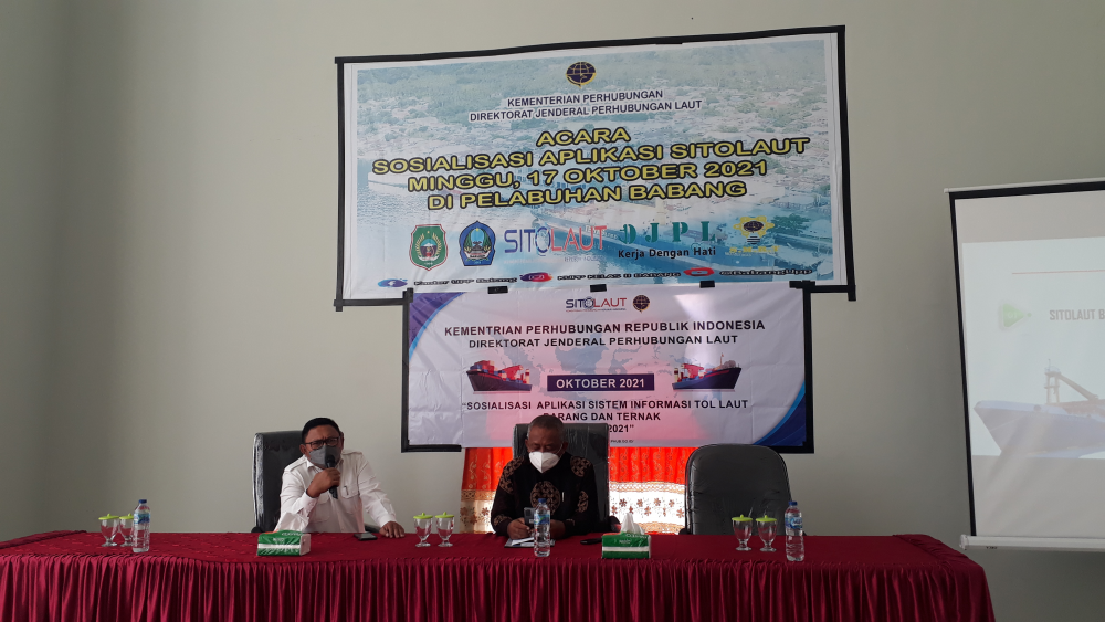 Sekda Kabupaten Halmahera Selatan Buka Kegiatan Sosialisasi Aplikasi SITOLAUT di Pelabuan Babang