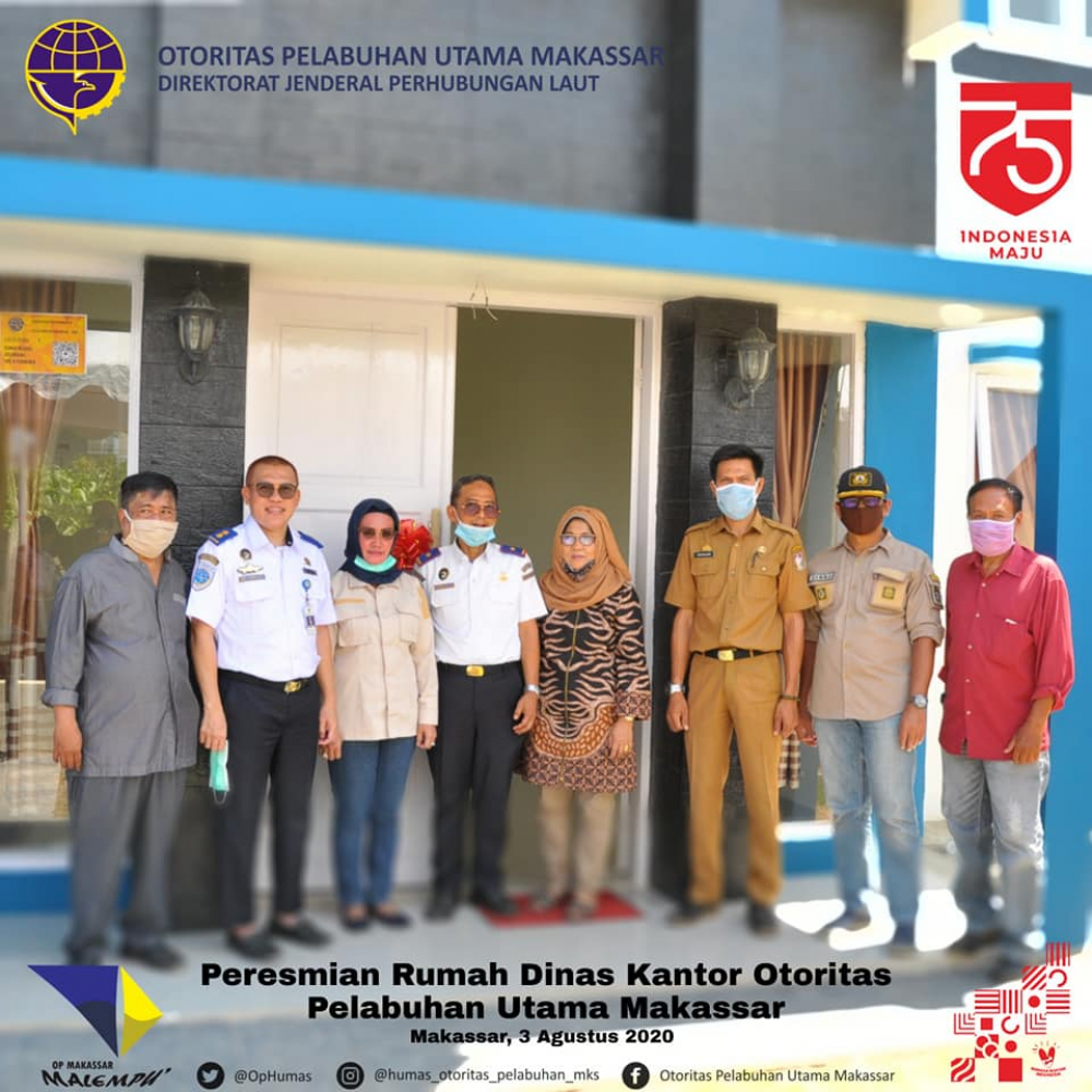 Peresmian Rumah Dinas OP Utama Makassar