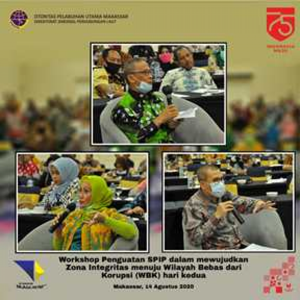 WORKSHOP PENGUATAN SPIP MEWUJUDKAN ZI MENUJU WBK