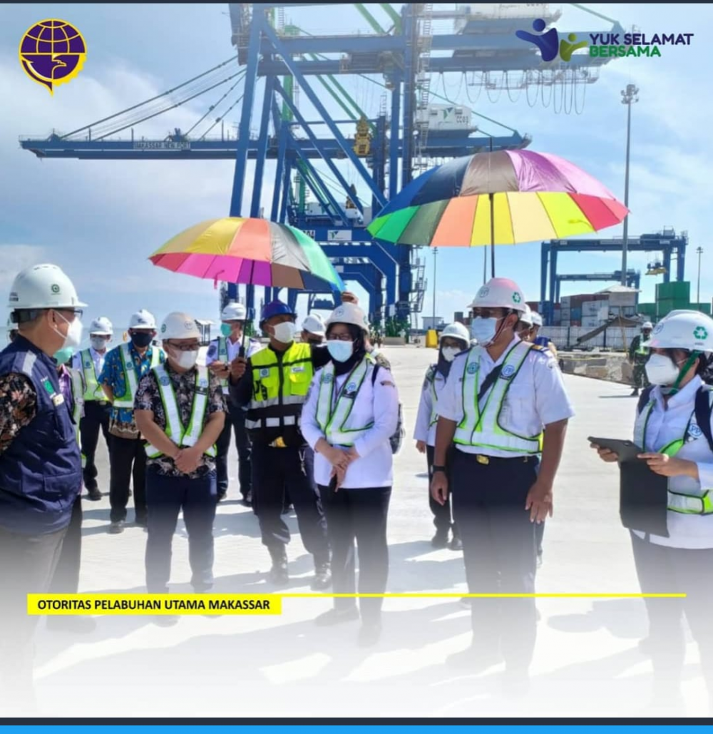 Kantor Otoritas Pelabuhan Utama Makassar menerima kunjungan kedinasan oleh Tim Pusat Fasilitas Kemitraan dan Kelembagaan Internasional (PFKKI)