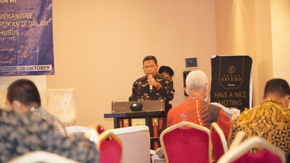 KEMENHUB GELAR FGD TATA CARA OPTIMALISASI MATERIAL HASIL PENGERUKAN DI DALAM DLKR/DLKP DAN DI WILAYAH TERSUS