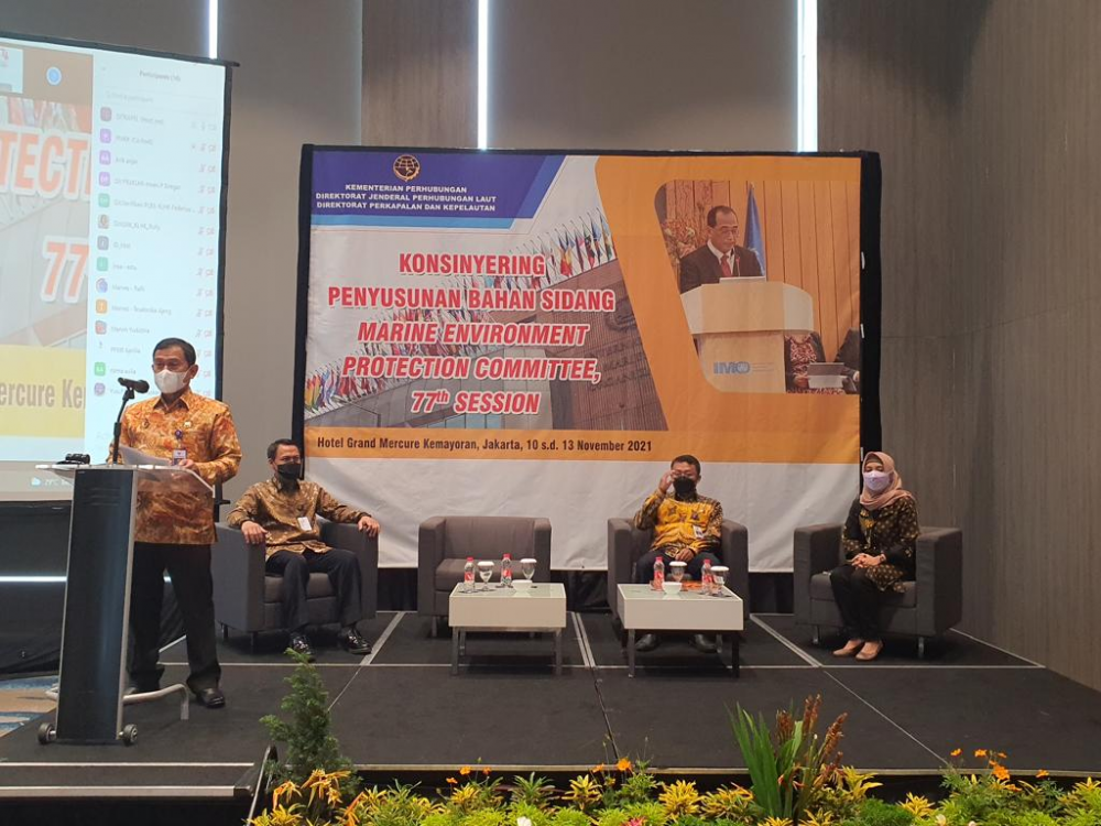 JELANG SIDANG IMO MEPC-77,  KEMENHUB SIAPKAN MATERI DI BIDANG PERLINDUNGAN LINGKUNGAN MARITIM
