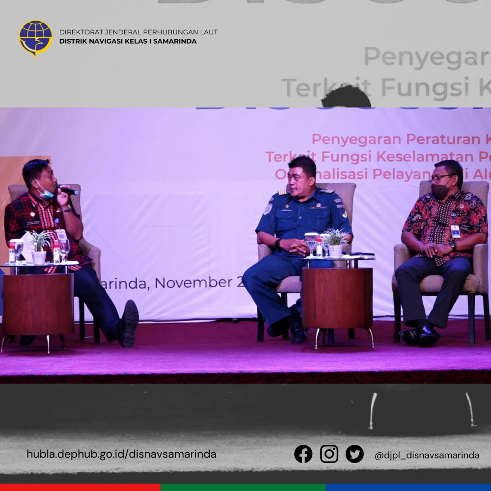 Focus Group Discussion terkait Keselamatan Alur Pelayaran Samarinda