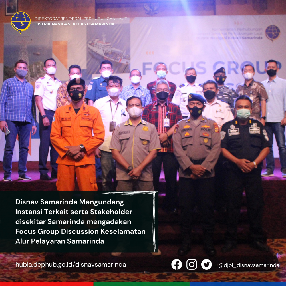 Focus Group Discussion terkait Keselamatan Alur Pelayaran Samarinda