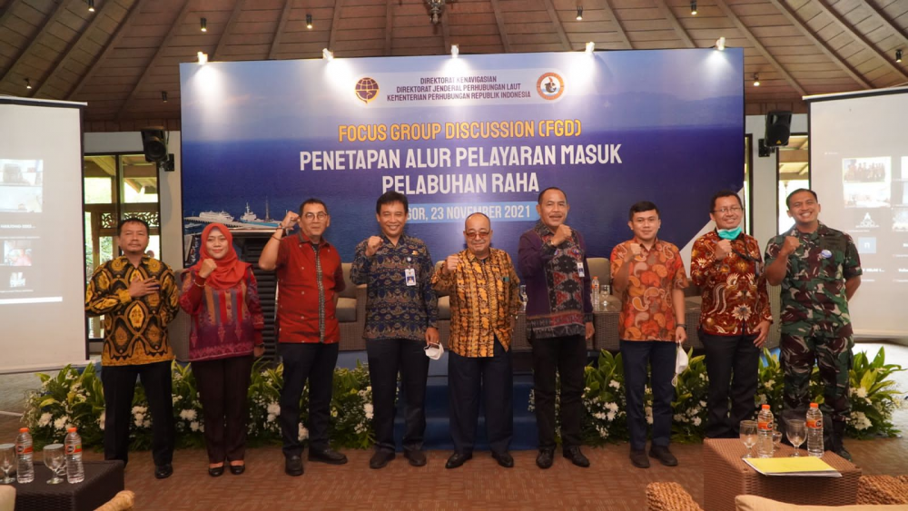 ANTISIPASI MUSIBAH PELAYARAN, KEMENHUB SEGERA TETAPKAN ALUR PELAYARAN DI PELABUHAN RAHA