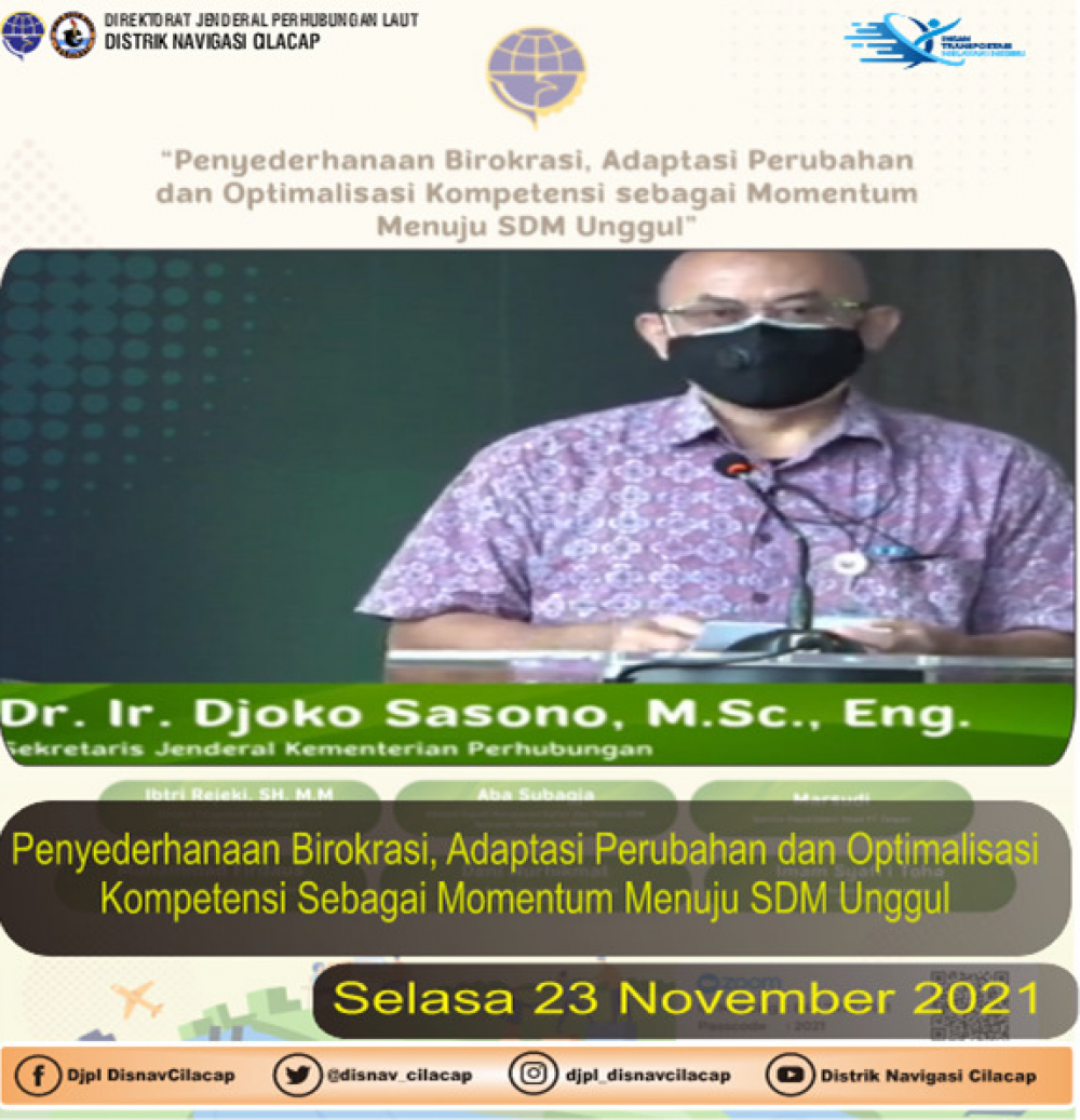 Webinar “Penyederhanaan Birokrasi, Adaptasi Perubahan dan Optimalisasi Kompetensi sebagai Momentum Menuju SDM Unggul”