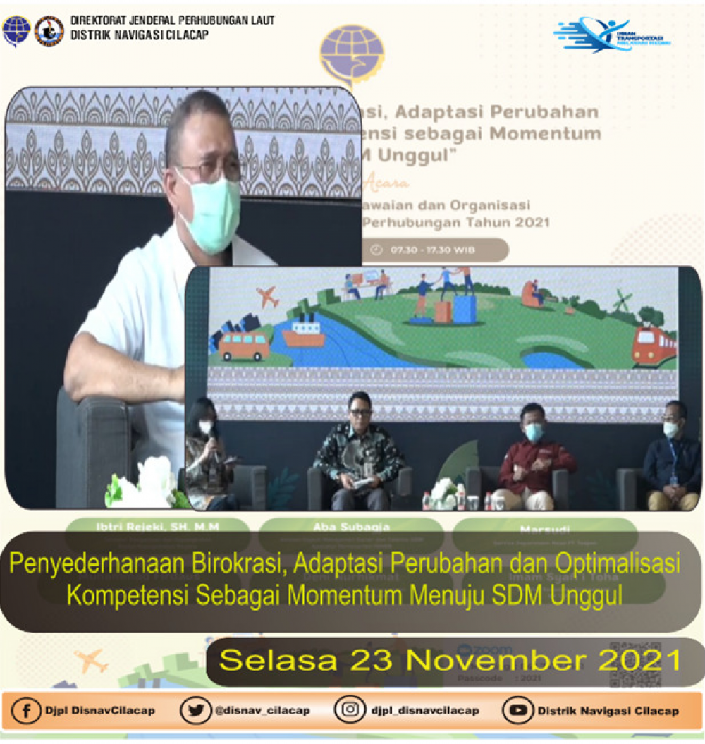 Webinar “Penyederhanaan Birokrasi, Adaptasi Perubahan dan Optimalisasi Kompetensi sebagai Momentum Menuju SDM Unggul”