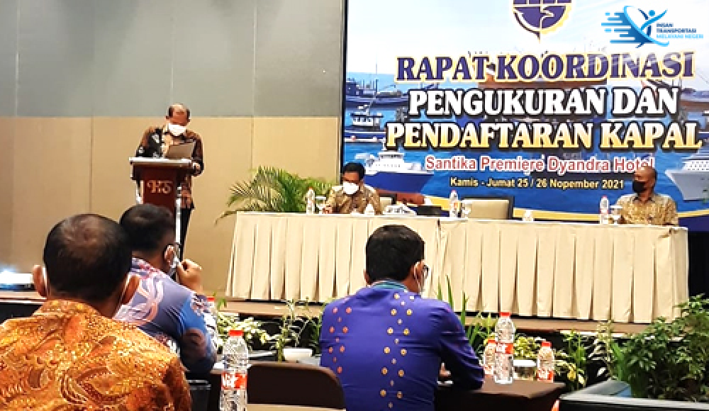 RAPAT KOORDINASI PENGUKURAN DAN PENDAFTARAN KAPAL.