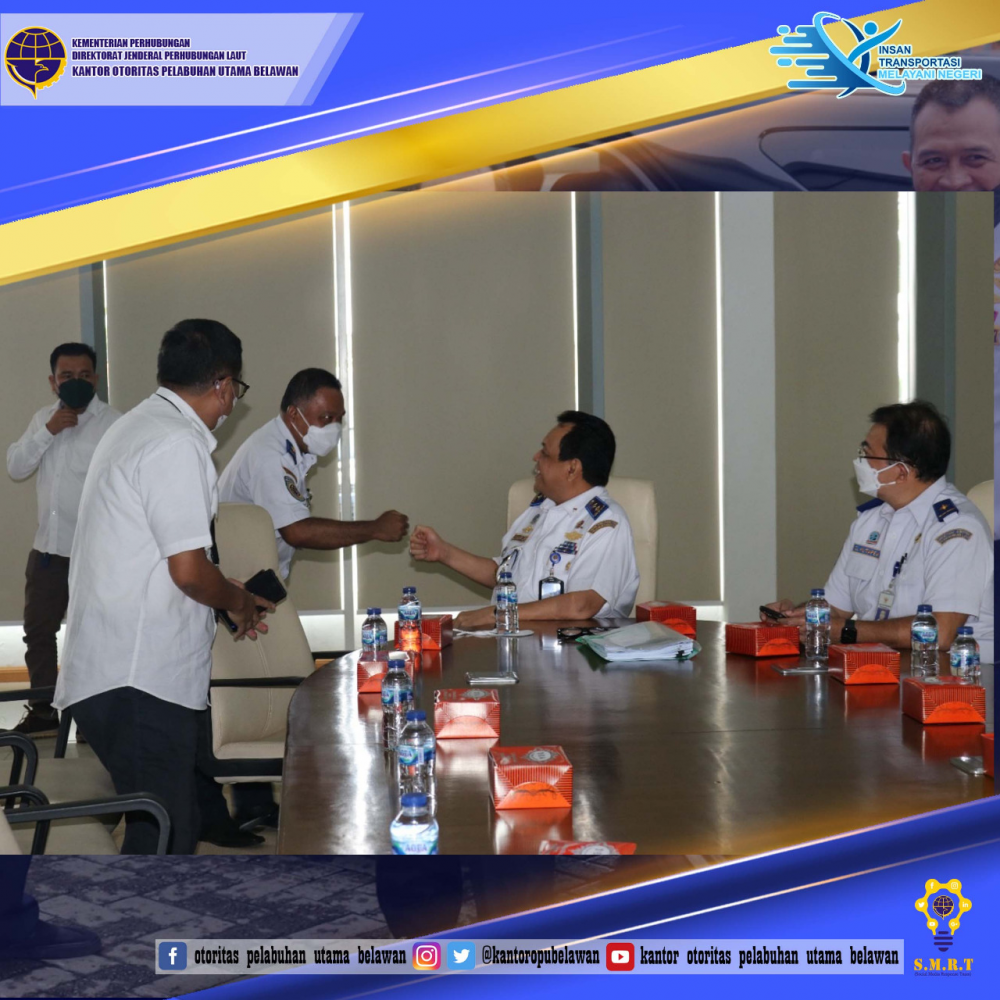 “KUNJUNGAN KEPALA BADAN PENELITIAN DAN PENGEMBANGAN KEMENTERIAN PERHUBUNGAN”