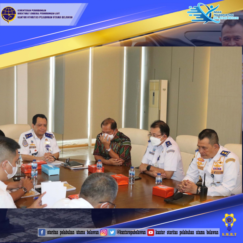“KUNJUNGAN KEPALA BADAN PENELITIAN DAN PENGEMBANGAN KEMENTERIAN PERHUBUNGAN”