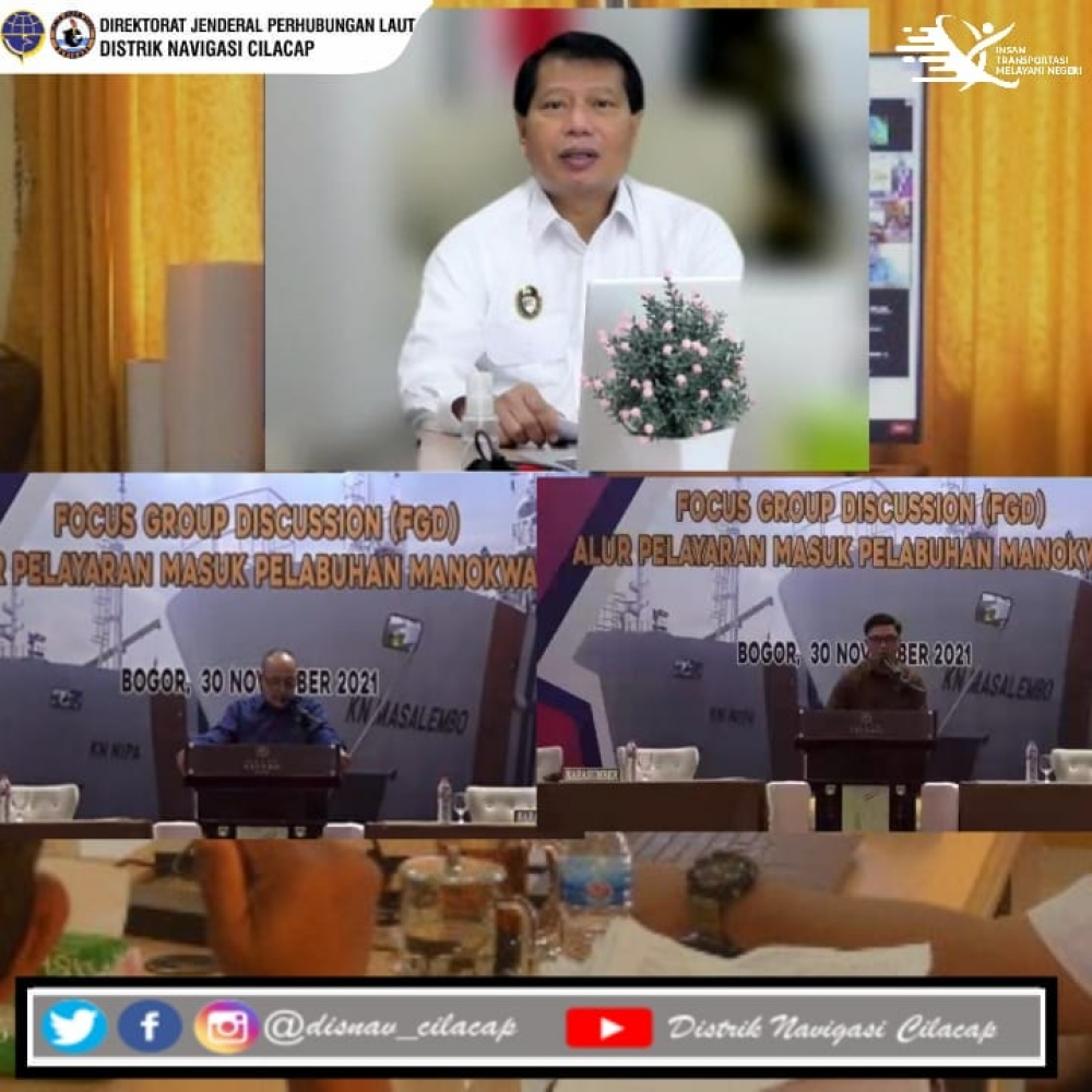 FGD Rencana Penetapan Alur Pelayaran Masuk Pelabuhan Manokwari Provinsi Papua Barat