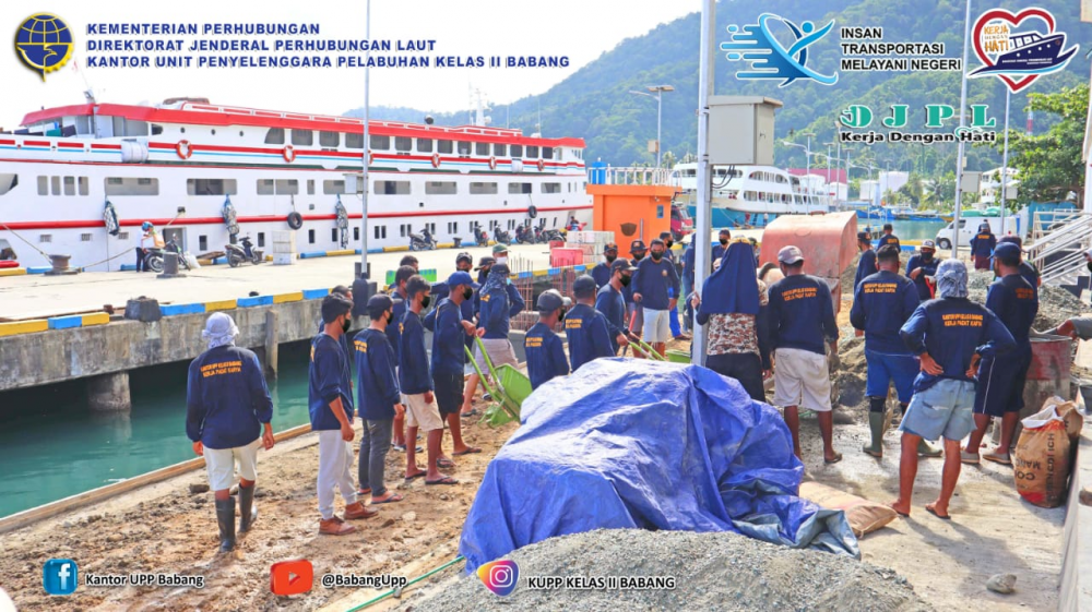 KANTOR UPP KELAS II BABANG GELAR KEGIATAN PADAT KARYA