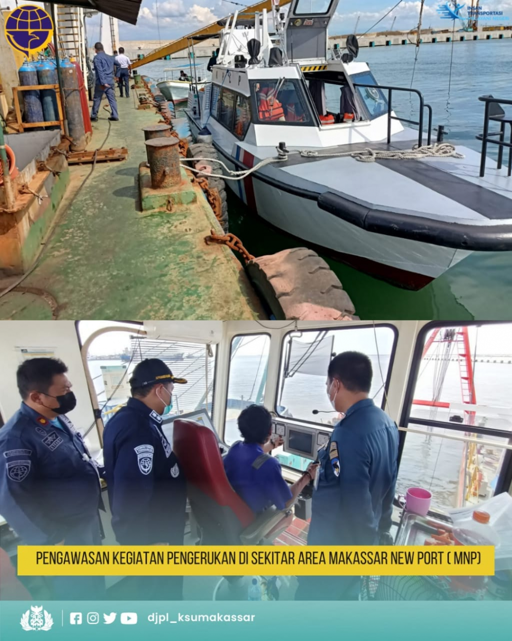 Pengawasan Kegiatan Pengerukan di Sekitar Area Makassar New Port (MNP)