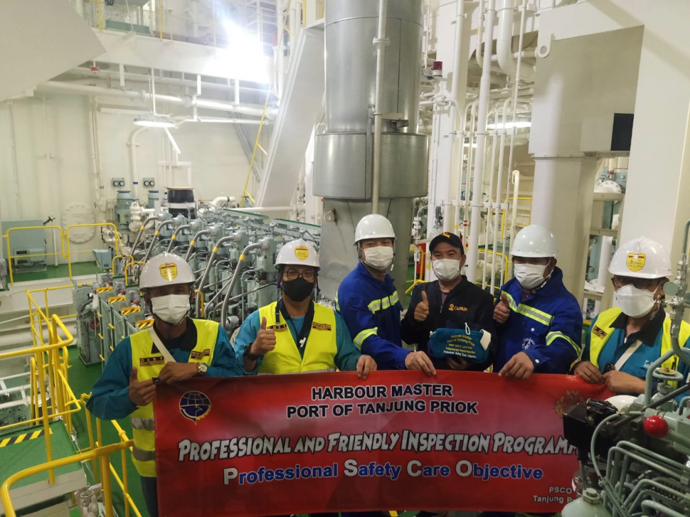 TINGKATKAN KINERJA PEMERIKSAAN KAPAL ASING, KEMENHUB GELAR PROGRAM PROFESSIONAL AND FRIENDLY INSPECTION OLEH PSCO DI TANJUNG PRIOK