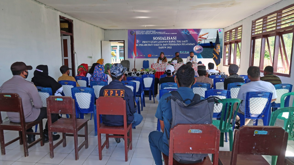 SOSIALISASI TOL LAUT DI DESA SAKETA, MASYARAKAT DAN PELAKU USAHA SANGAT GEMBIRA
