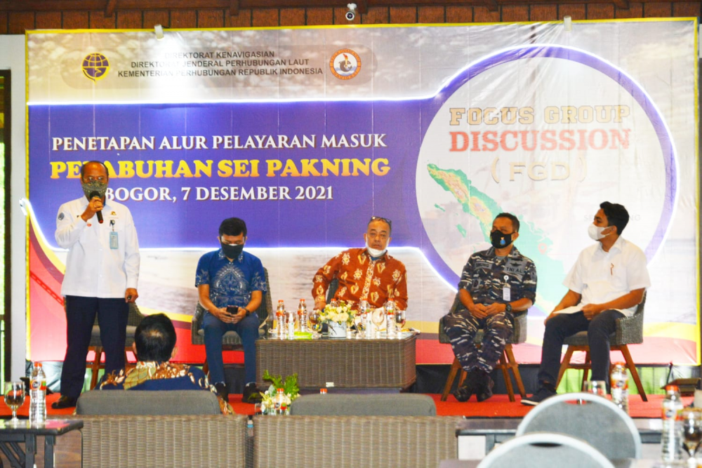 TINGKATKAN SEKTOR INDUSTRI DI PROVINSI RIAU, KEMENHUB SEGERA TETAPKAN ALUR-PELAYARAN MASUK PELABUHAN SEI PAKNING
