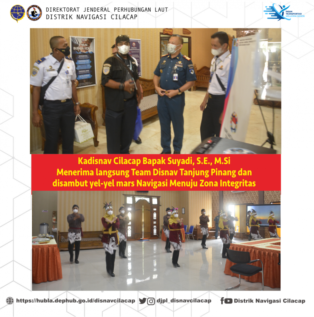 Kunjungan Studi Banding Tim Distrik Navigasi Tanjung Pinang ke Disnav Cilacap