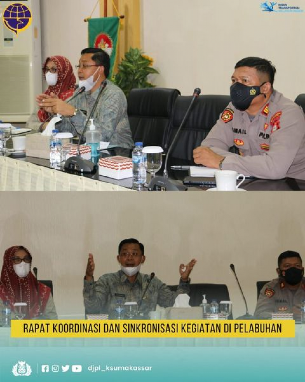 Rapat Koordinasi dan Sinkronisasi kegiatan di Pelabuhan