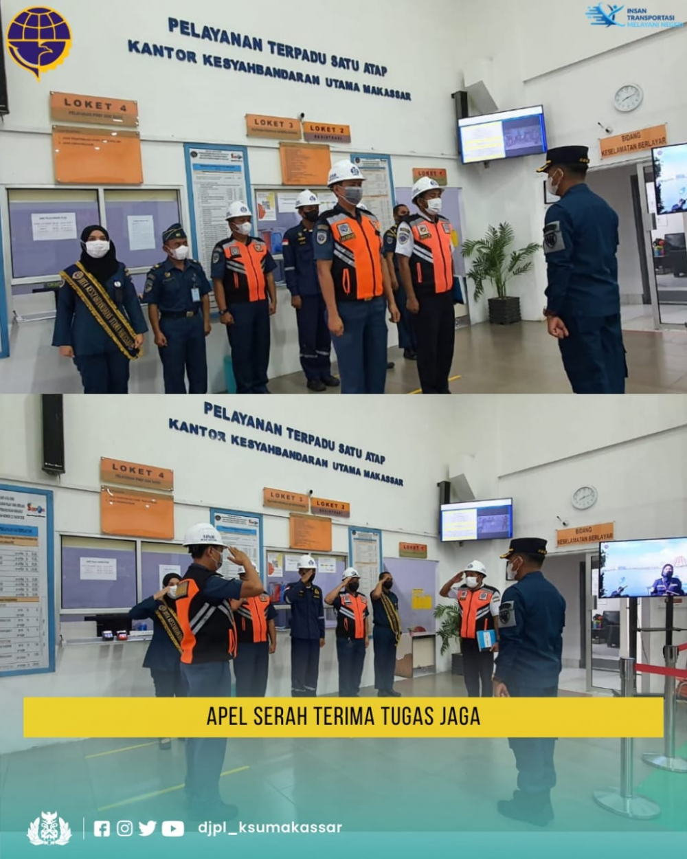 Apel Serah Terima Tugas Jaga