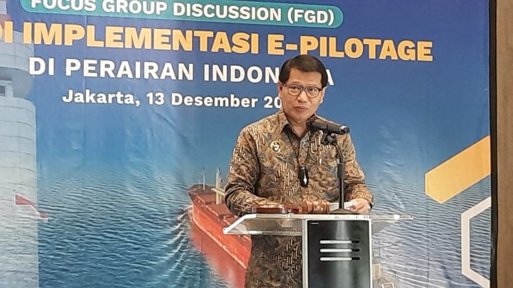 DORONG INOVASI KENAVIGASIAN BERTARAF INTERNASIONAL, KEMENHUB GELAR FGD STUDI E-PILOTAGE DI PERAIRAN INDONESIA