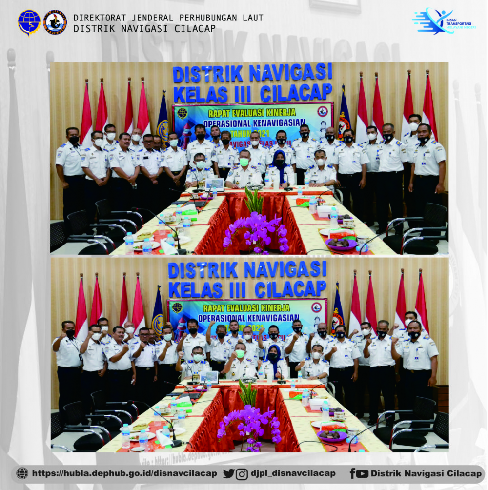Evaluasi Kinerja Operasional Kenavigasian Tahun 2021 Distrik Navigasi Kelas III Cilacap