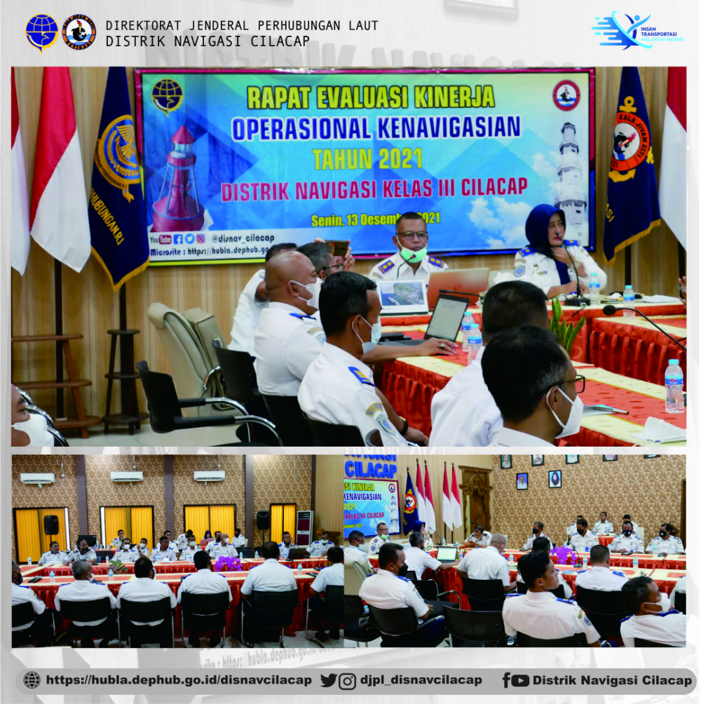 Evaluasi Kinerja Operasional Kenavigasian Tahun 2021 Distrik Navigasi Kelas III Cilacap